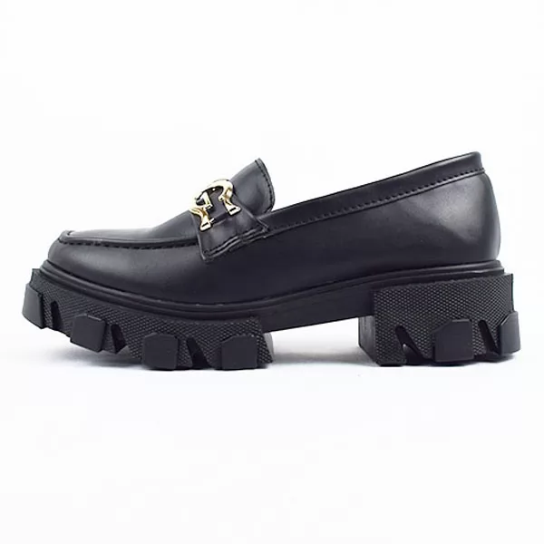 Chaussure mocassin femme 01-01 noir sandale médicale femme confortable Maroc